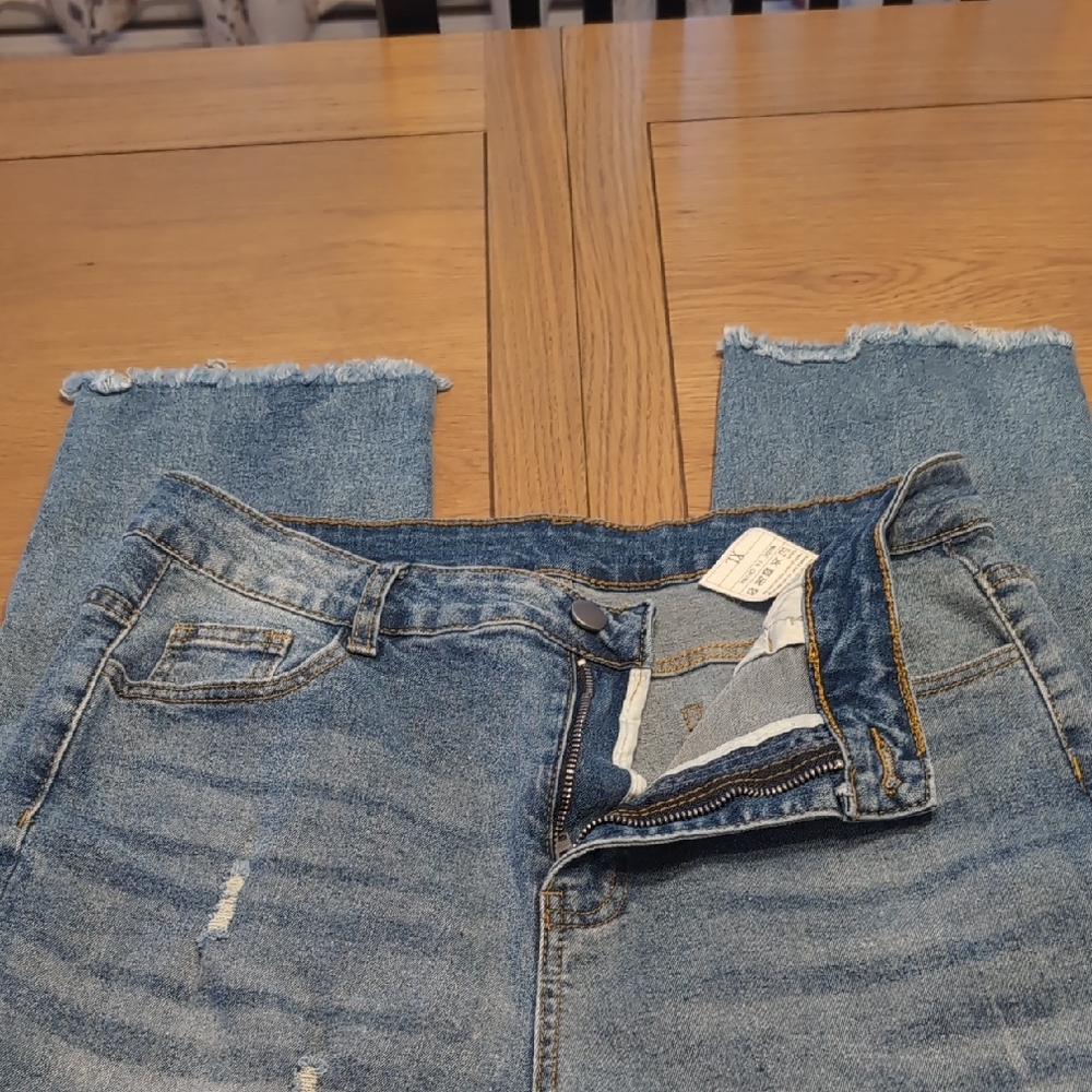 Source Unknown Blue Boot Cut Jeans